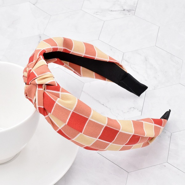 Bulk Jewelry Wholesale Headband Classic colored rainbow plaid JDC-HD-n075 Wholesale factory from China YIWU China