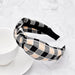 Bulk Jewelry Wholesale Headband Classic colored rainbow plaid JDC-HD-n075 Wholesale factory from China YIWU China