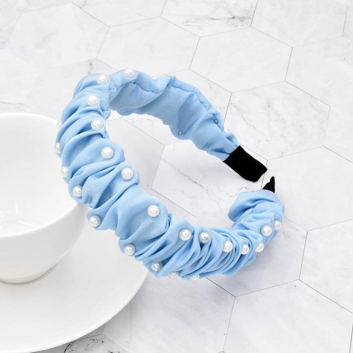 Bulk Jewelry Wholesale Headband  color Bubble double rows of pearls JDC-HD-n056 Wholesale factory from China YIWU China