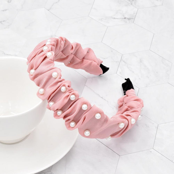 Bulk Jewelry Wholesale Headband  color Bubble double rows of pearls JDC-HD-n056 Wholesale factory from China YIWU China