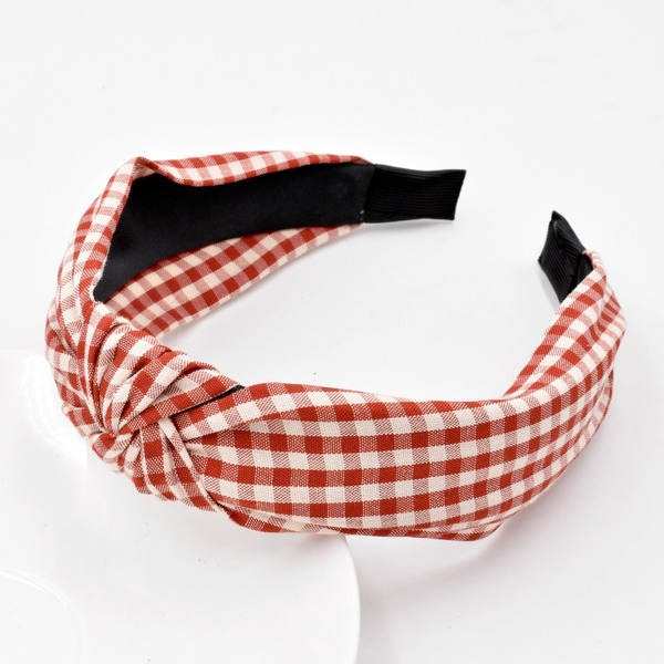 Bulk Jewelry Wholesale Headband color Classic retro check JDC-HD-n089 Wholesale factory from China YIWU China