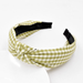 Bulk Jewelry Wholesale Headband color Classic retro check JDC-HD-n089 Wholesale factory from China YIWU China