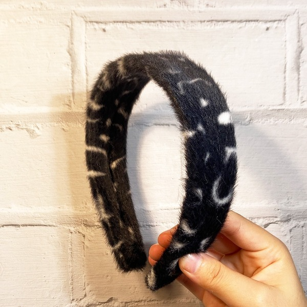 Bulk Jewelry Wholesale Headband  color Cloth Antique leopard print imitation fur JDC-HD-n153 Wholesale factory from China YIWU China