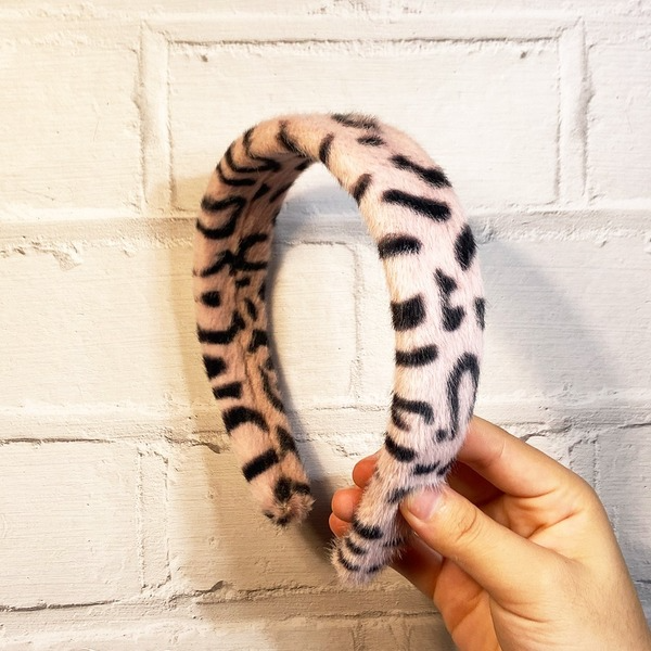 Bulk Jewelry Wholesale Headband  color Cloth Antique leopard print imitation fur JDC-HD-n153 Wholesale factory from China YIWU China
