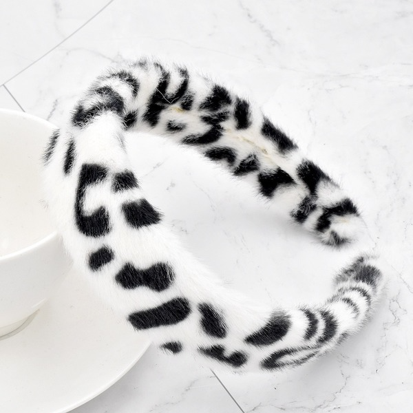 Bulk Jewelry Wholesale Headband  color Cloth Antique leopard print imitation fur JDC-HD-n153 Wholesale factory from China YIWU China
