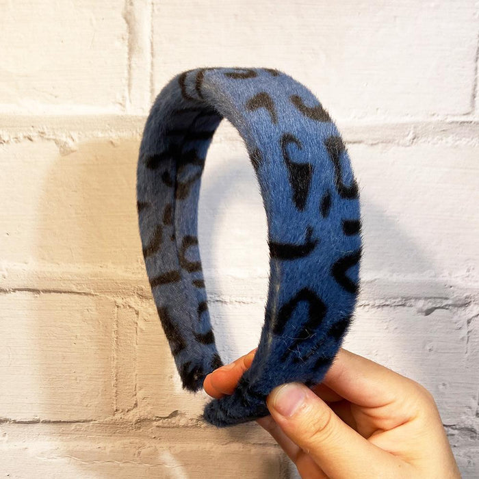 Bulk Jewelry Wholesale Headband  color Cloth Antique leopard print imitation fur JDC-HD-n153 Wholesale factory from China YIWU China