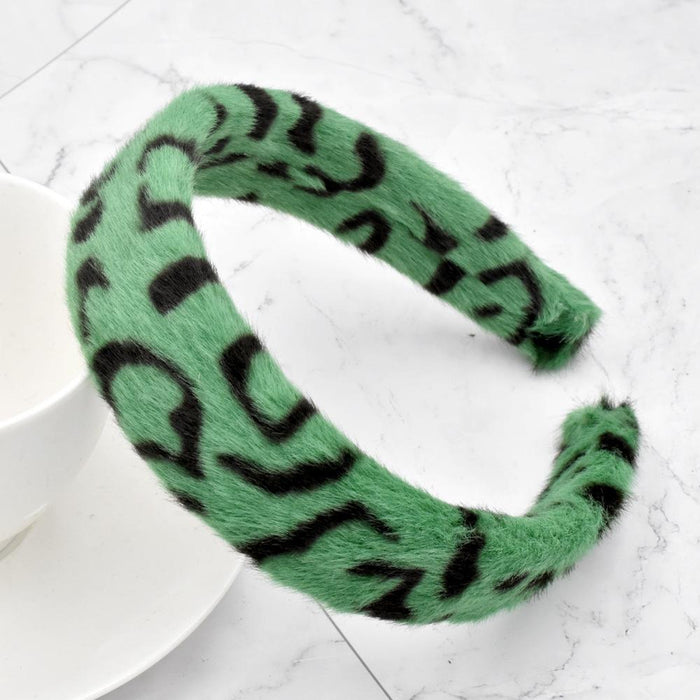 Bulk Jewelry Wholesale Headband  color Cloth Antique leopard print imitation fur JDC-HD-n153 Wholesale factory from China YIWU China