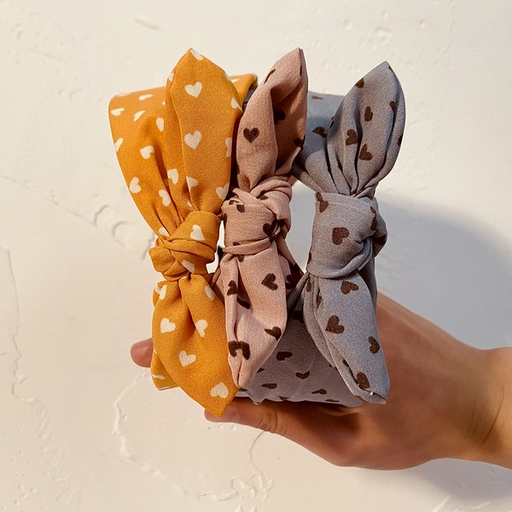 Bulk Jewelry Wholesale Headband  color cloth Love rabbit ears JDC-HD-n109 Wholesale factory from China YIWU China