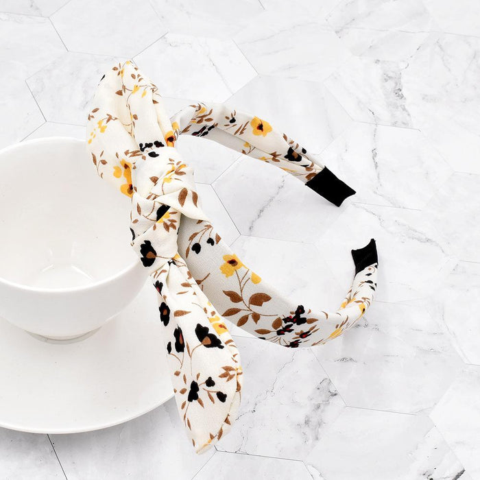 Bulk Jewelry Wholesale Headband  color Cloth small broken flower rabbit ear JDC-HD-n146 Wholesale factory from China YIWU China