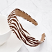 Bulk Jewelry Wholesale Headband  color Cloth Zebra pattern JDC-HD-n158 Wholesale factory from China YIWU China