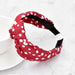 Bulk Jewelry Wholesale Headband  color fabric Classic dots JDC-HD-n125 Wholesale factory from China YIWU China