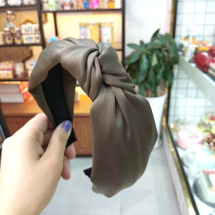 Bulk Jewelry Wholesale headband color Fabric cross knots JDC-HD-O084 Wholesale factory from China YIWU China