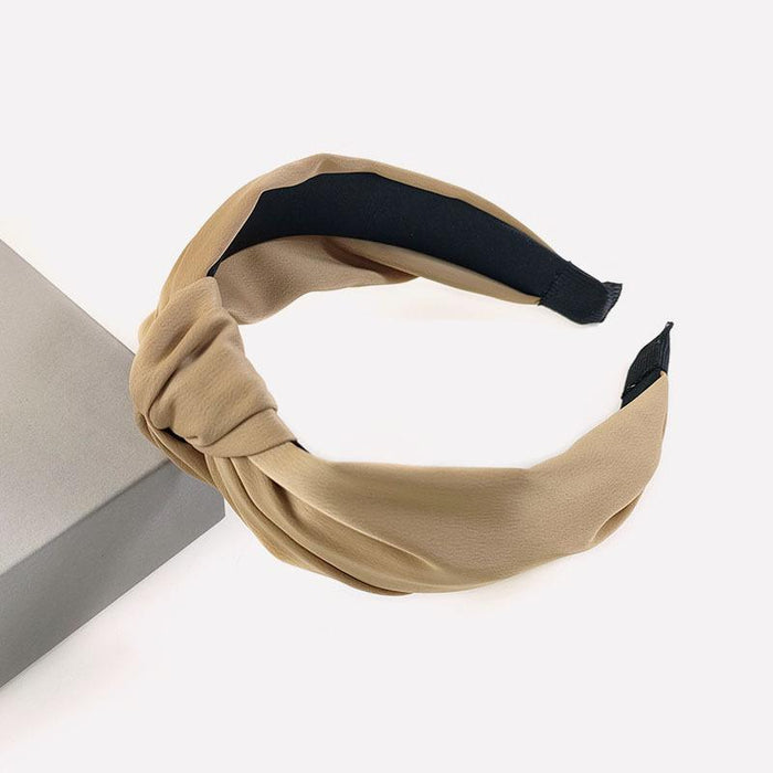 Bulk Jewelry Wholesale headband color Fabric cross knots JDC-HD-O084 Wholesale factory from China YIWU China