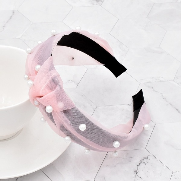 Bulk Jewelry Wholesale Headband  color fabric knotted Pearl JDC-HD-n062 Wholesale factory from China YIWU China