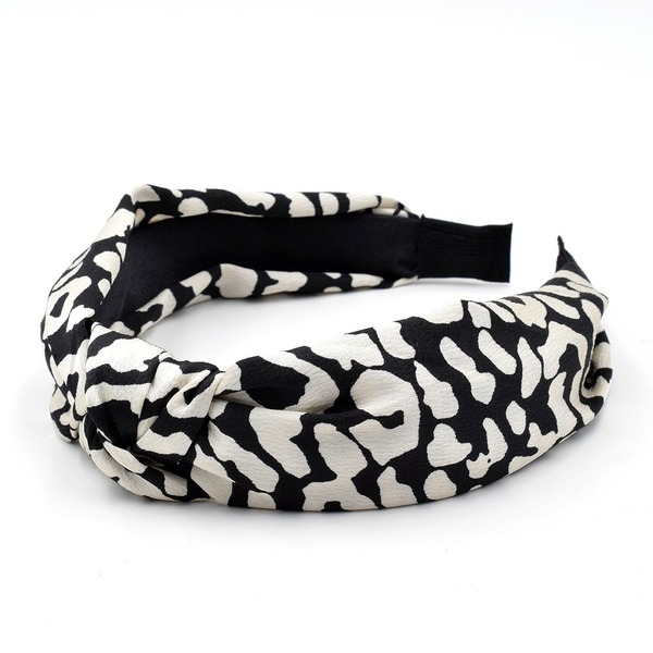 Bulk Jewelry Wholesale Headband  color fabric Leopard cross knot JDC-HD-n137 Wholesale factory from China YIWU China