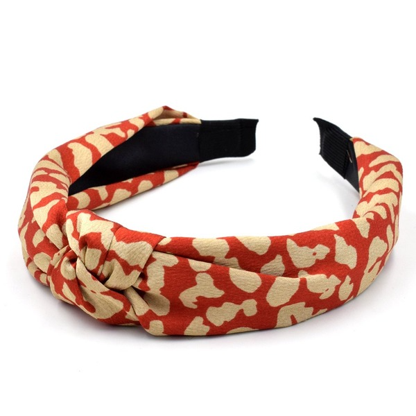 Bulk Jewelry Wholesale Headband  color fabric Leopard cross knot JDC-HD-n137 Wholesale factory from China YIWU China