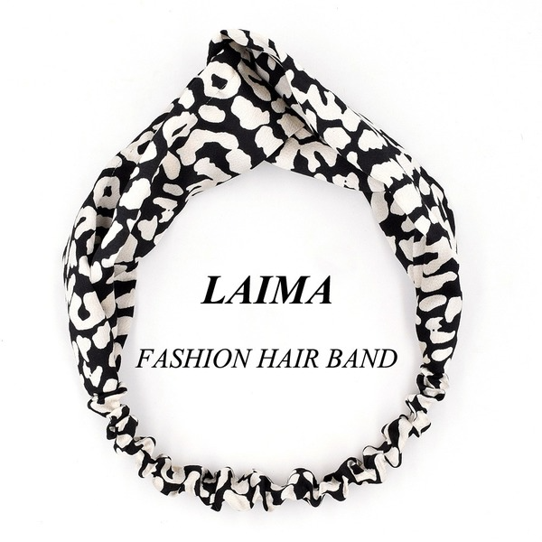Bulk Jewelry Wholesale Headband  color fabric Leopard cross knot JDC-HD-n137 Wholesale factory from China YIWU China