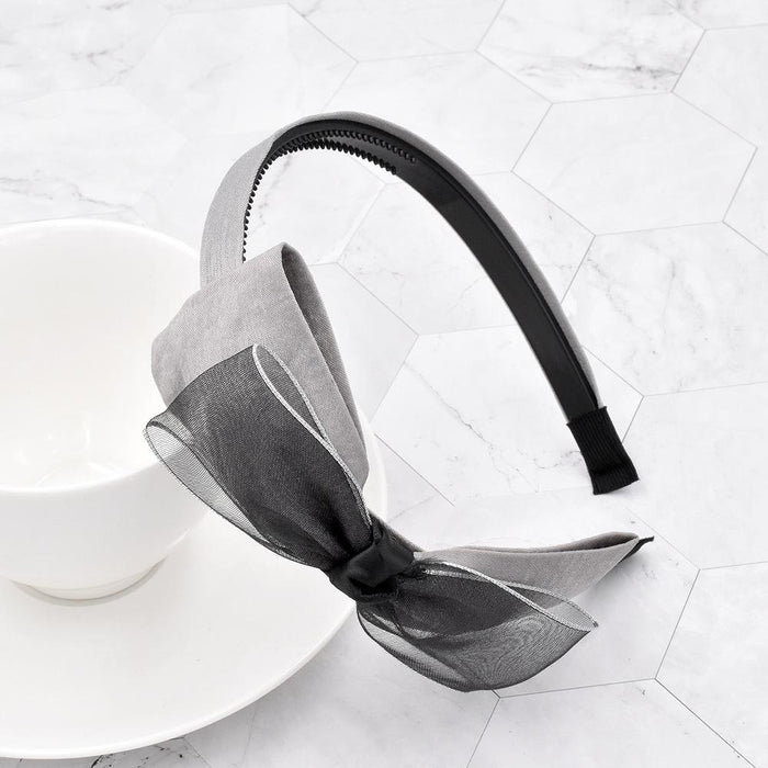 Bulk Jewelry Wholesale Headband  color fabric Mesh bow  metal buckle JDC-HD-n136 Wholesale factory from China YIWU China