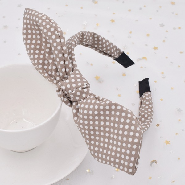 Bulk Jewelry Wholesale Headband  color fabric polka dot JDC-HD-n128 Wholesale factory from China YIWU China
