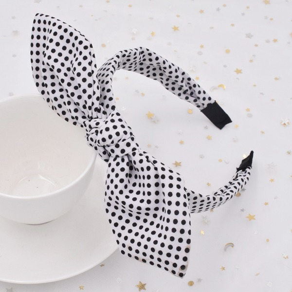 Bulk Jewelry Wholesale Headband  color fabric polka dot JDC-HD-n128 Wholesale factory from China YIWU China
