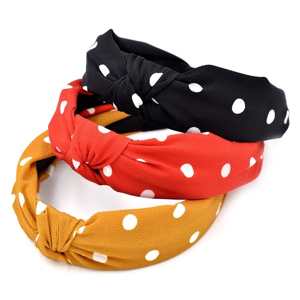 Bulk Jewelry Wholesale Headband  color fabric Striped knotted dots JDC-HD-n127 Wholesale factory from China YIWU China