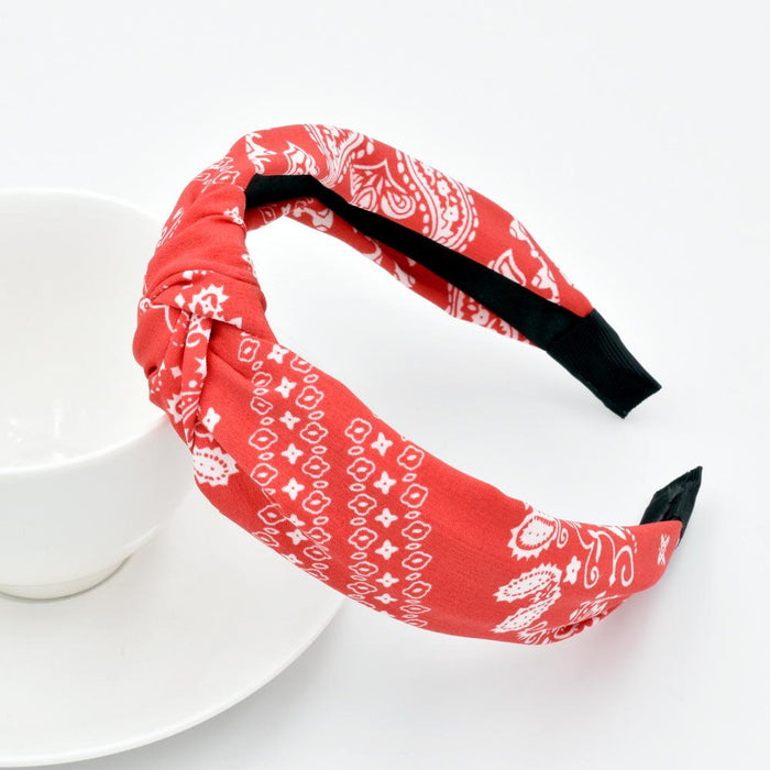 Bulk Jewelry Wholesale Headband  color fabrics Cashew flower JDC-HD-n035 Wholesale factory from China YIWU China