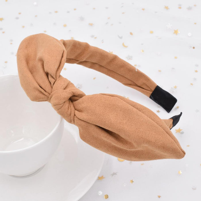Bulk Jewelry Wholesale Headband  color fabrics Deer skin velvet rabbit ears JDC-HD-n059 Wholesale factory from China YIWU China