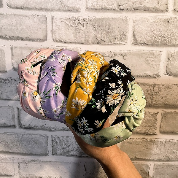 Bulk Jewelry Wholesale Headband  color fabrics Flower daisy JDC-HD-n037 Wholesale factory from China YIWU China