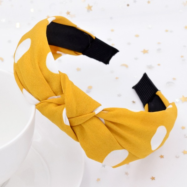 Bulk Jewelry Wholesale Headband  color fabrics Fringe wave point JDC-HD-n039 Wholesale factory from China YIWU China