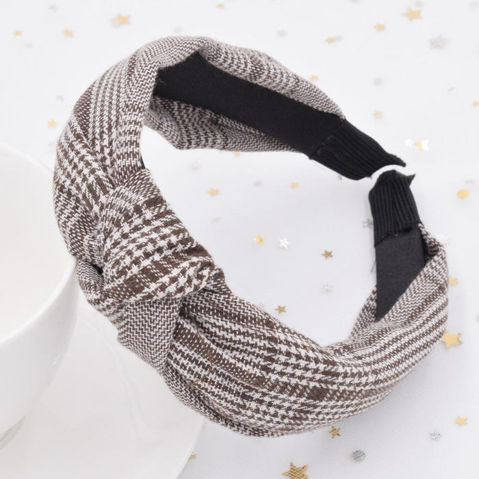 Bulk Jewelry Wholesale Headband  color fabrics Fringe wave point JDC-HD-n039 Wholesale factory from China YIWU China