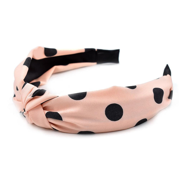 Bulk Jewelry Wholesale Headband  color fabrics Knot wave point JDC-HD-n038 Wholesale factory from China YIWU China