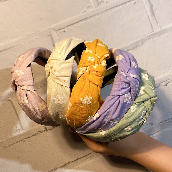 Bulk Jewelry Wholesale Headband  color fabrics Knotted flowers JDC-HD-n114 Wholesale factory from China YIWU China