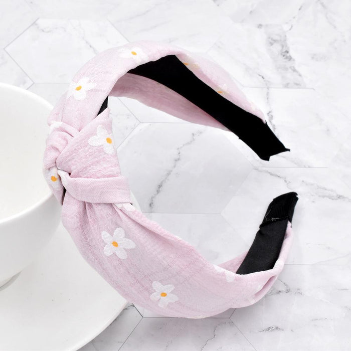 Bulk Jewelry Wholesale Headband  color fabrics Knotted flowers JDC-HD-n114 Wholesale factory from China YIWU China