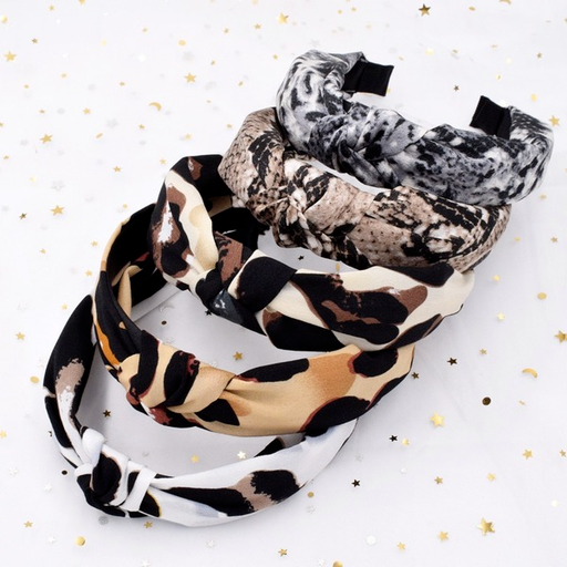 Bulk Jewelry Wholesale Headband  color fabrics Leopard JDC-HD-n026 Wholesale factory from China YIWU China