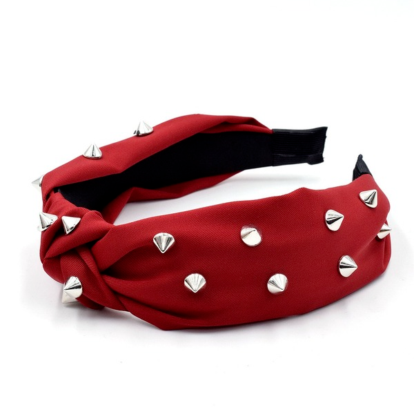 Bulk Jewelry Wholesale Headband  color fabrics Punk rivets JDC-HD-n025 Wholesale factory from China YIWU China