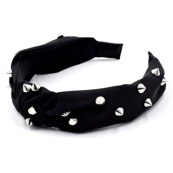 Bulk Jewelry Wholesale Headband  color fabrics Punk rivets JDC-HD-n025 Wholesale factory from China YIWU China