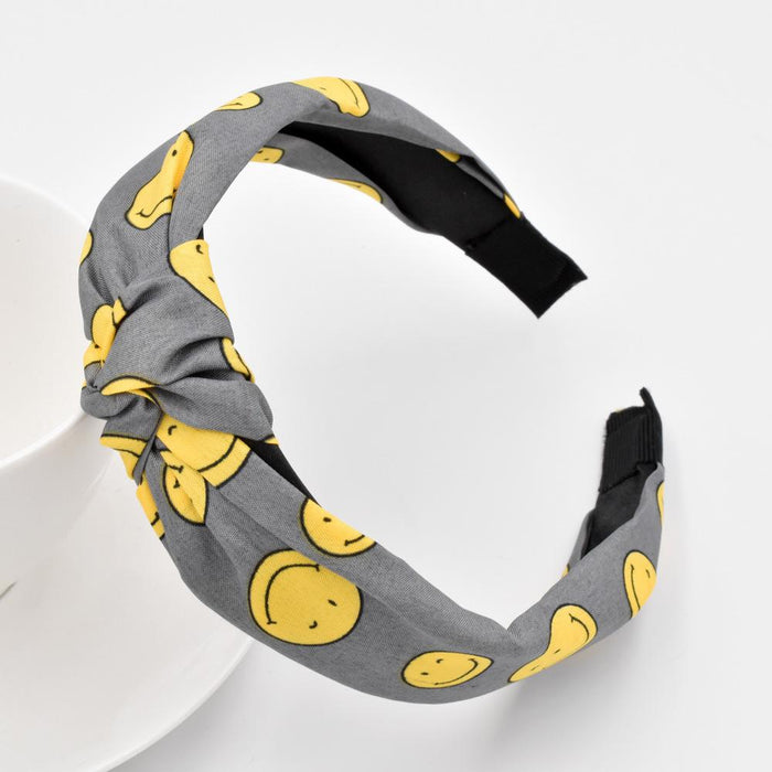Bulk Jewelry Wholesale Headband  color fabrics  Smile JDC-HD-n043 Wholesale factory from China YIWU China