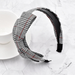 Bulk Jewelry Wholesale Headband  color Houndstooth large bow JDC-HD-n102 Wholesale factory from China YIWU China