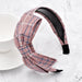 Bulk Jewelry Wholesale Headband  color Houndstooth large bow JDC-HD-n102 Wholesale factory from China YIWU China