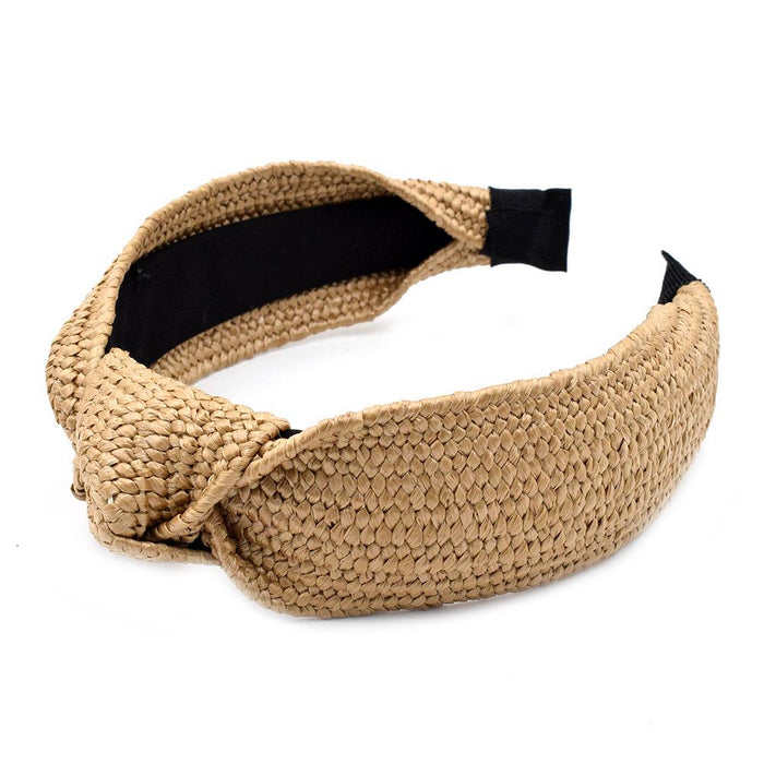 Bulk Jewelry Wholesale Headband  color Lafite weave JDC-HD-n097 Wholesale factory from China YIWU China