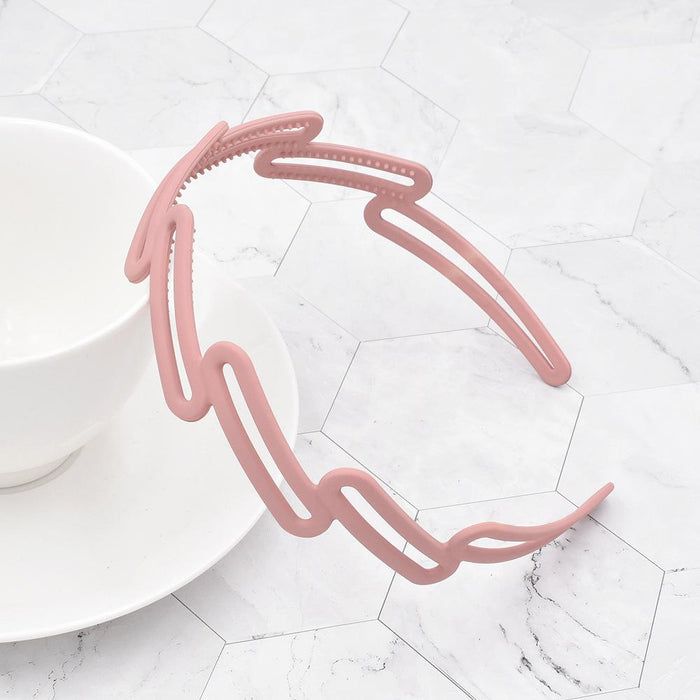 Bulk Jewelry Wholesale Headband  color Plastic geometric hollowing out JDC-HD-n129 Wholesale factory from China YIWU China