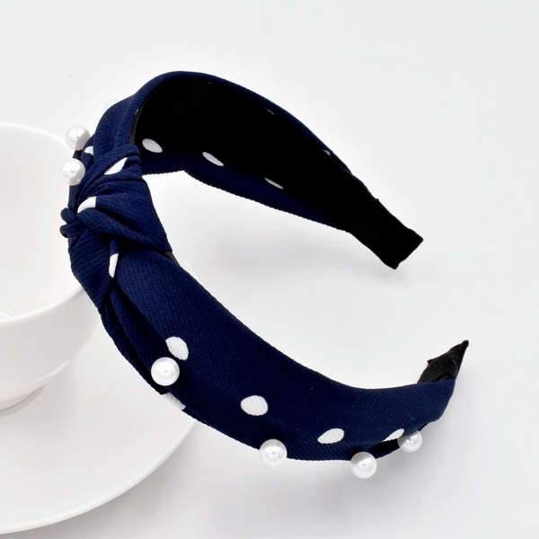 Bulk Jewelry Wholesale Headband color Point Pearl Simple Fabric Knot JDC-HD-n077 Wholesale factory from China YIWU China