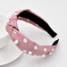 Bulk Jewelry Wholesale Headband color Point Pearl Simple Fabric Knot JDC-HD-n077 Wholesale factory from China YIWU China