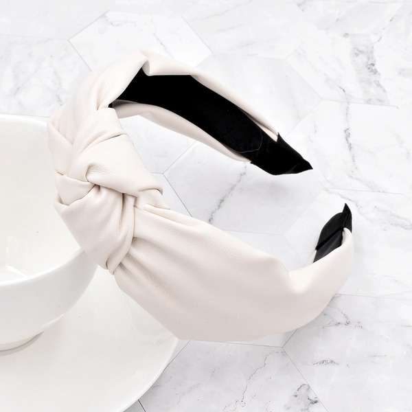 Bulk Jewelry Wholesale Headband  color PU leather JDC-HD-n021 Wholesale factory from China YIWU China