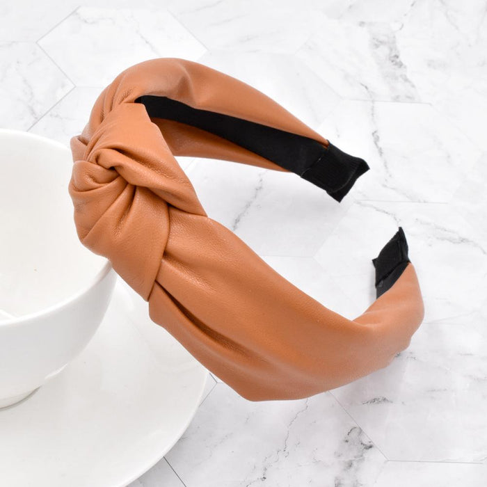 Bulk Jewelry Wholesale Headband  color PU leather JDC-HD-n021 Wholesale factory from China YIWU China
