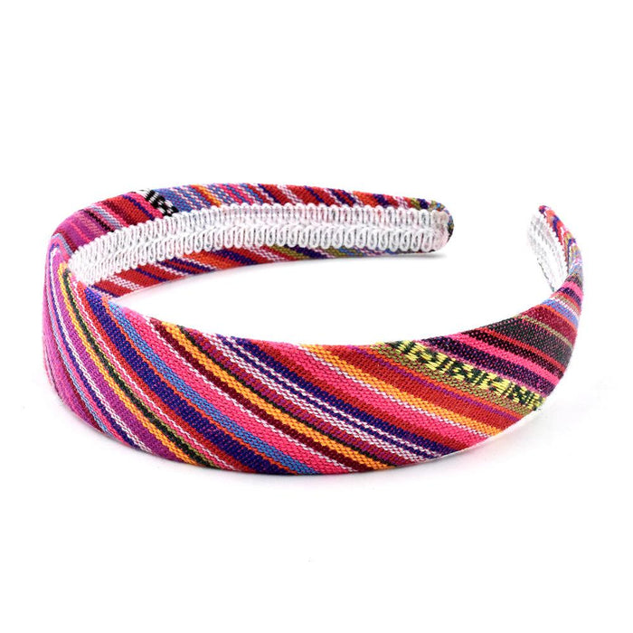 Bulk Jewelry Wholesale Headband colorExotic stripes JDC-HD-n084 Wholesale factory from China YIWU China