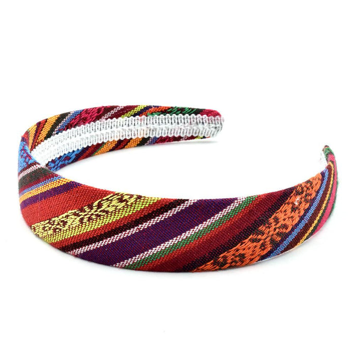 Bulk Jewelry Wholesale Headband colorExotic stripes JDC-HD-n084 Wholesale factory from China YIWU China