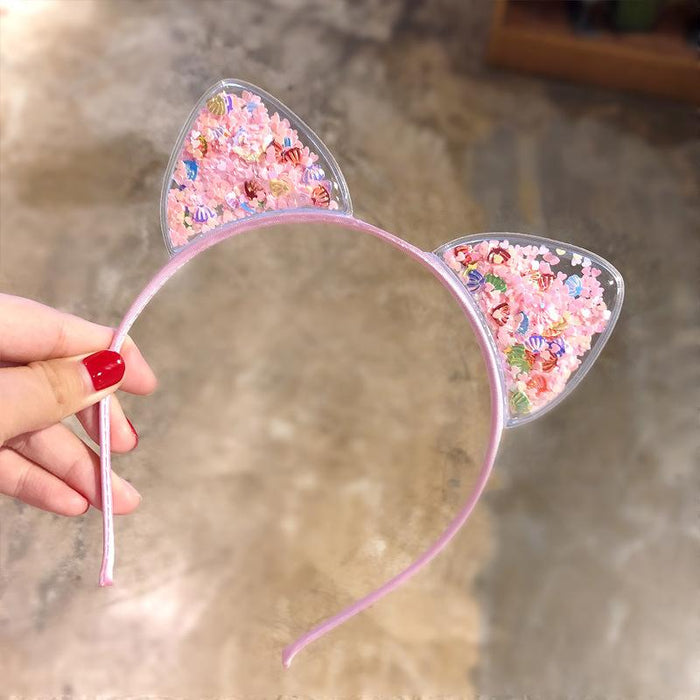 Bulk Jewelry Wholesale  Headband cute cat ears children JDC-HD-i071 Wholesale factory from China YIWU China