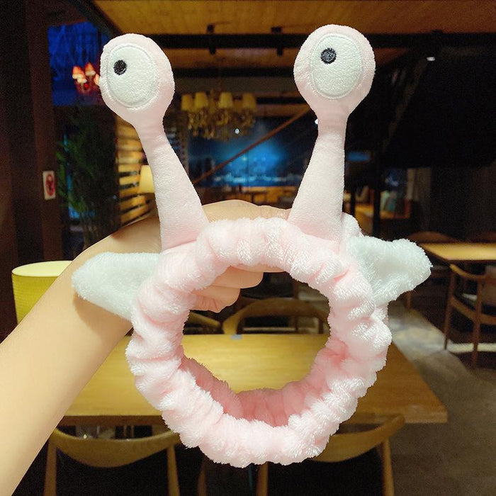 Bulk Jewelry Wholesale  Headband cute snail plush hairband JDC-HD-i028 Wholesale factory from China YIWU China