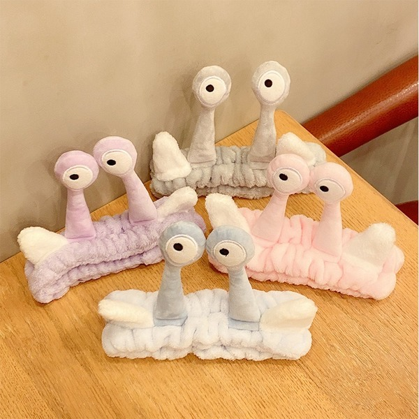 Bulk Jewelry Wholesale  Headband cute snail plush hairband JDC-HD-i028 Wholesale factory from China YIWU China